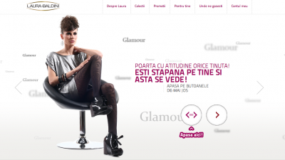 Website: laurabaldini.ro - Linia Glamour
