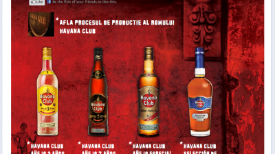 Aplicatie Facebook - &quot;Havana - Produse&quot;
