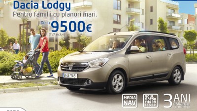 Dacia Lodgy - Pentru familii cu planuri mari