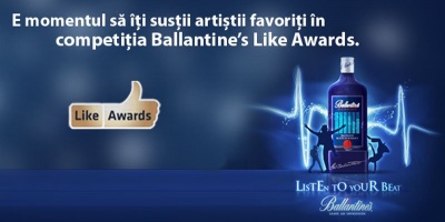 Cei mai buni artisti romani, la vot in aplicatia Ballantine&rsquo;s Like Awards