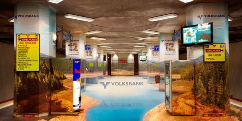 Volksbank si BBDO Group muta barajul Oasa in statia Aurel Vlaicu