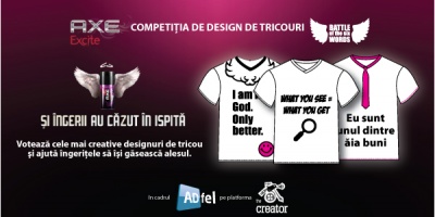 Ajuta ingeritele sa-si gaseasca alesul via competitia de design Battle of the Six Words by AXE Excite