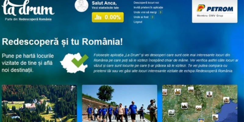 Aplicatia "La drum", parte a campaniei "Redescopera Romania"