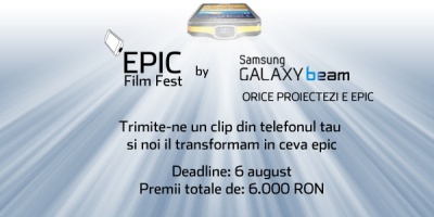 Au inceput inscrierile in cadrul competitiei Epic Film Fest by Samsung Galaxy Beam