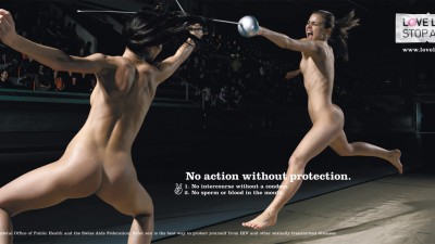 The Swiss Federal Office of Public Health - Aids awareness, Fencing