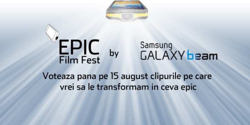Cele mai bune clipuri de la Epic Film Fest by Samsung Galaxy Beam vor face subiectul unei superproductii la ADfel