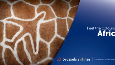 Brussels Airlines - Feel the colours of Africa, Giraffe