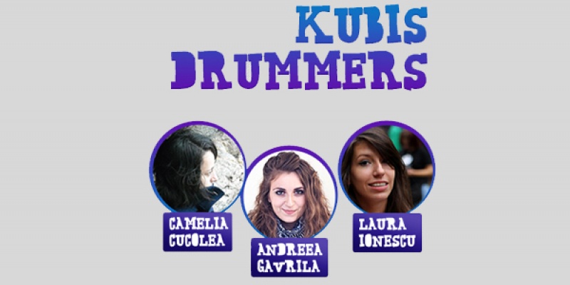 3 reprezentanti Kubis Interactive, in prima editie a competitiei Boss Drum Award din cadrul Golden Drum