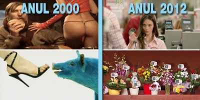 2012 vs. 2000: Ce s-a schimbat in mai bine de zece ani de publicitate?