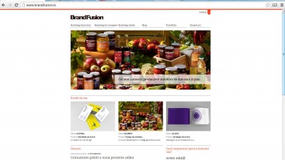 Website: BrandFusion.ro - Homepage