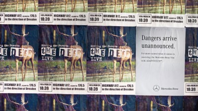Mercedes-Benz Transporter - Danger Doesn't Announce Itself, Deer