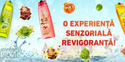Aplicatia de Facebook &quot;Fructis Sensations Shampoos&quot; a promovat noile sampoane Garnier