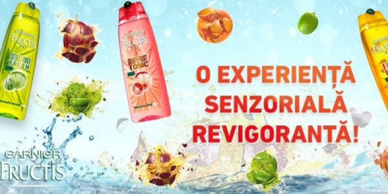 Aplicatia de Facebook "Fructis Sensations Shampoos" a promovat noile sampoane Garnier