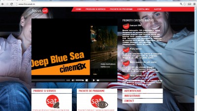 Website: FocusSat.ro - Homepage