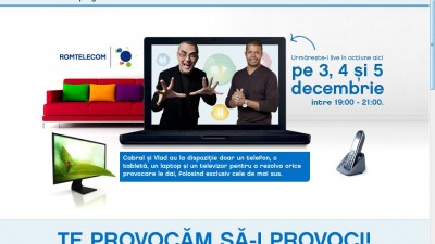 Website: Romtelecom - Casa3play.ro (Homepage)