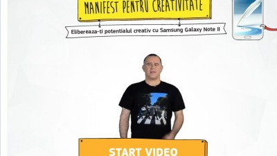 Aplicatie de Facebook: Samsung Galaxy Note II &ndash; Manifest pentru creativitate (Bogdan Naumovici)