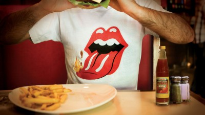 Goody Hot Sauce - Rolling Stones flaming tongue