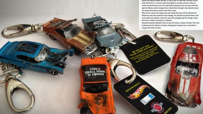 Hot Wheels - Don&rsquo;t drink &amp; drive key chains