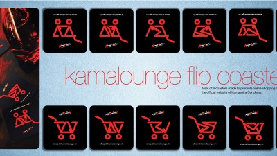 Kamasutra Condoms - Kamalounge Flip Coasters