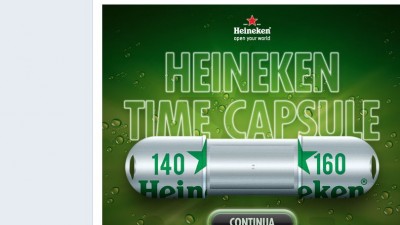 Aplicatie de Facebook: Heineken - Time Capsule