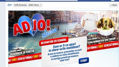 Aplicatie de Facebook: Orbit - ADIO! Show