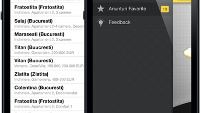 Aplicatie mobile: ARGUS - Imob.ro (favorites)