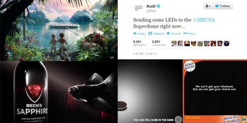 Super Bowl 2013: Razboiul brandurilor si reactiile la pana de curent de la Superdome