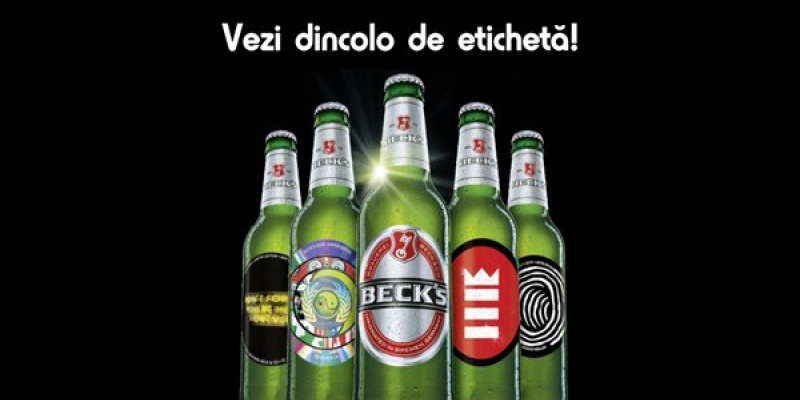 Beck's incurajeaza artistii romani sa recreeze etichetele sticlelor de bere