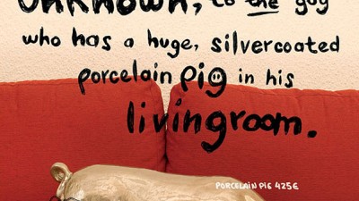 Vincon Design Shop - Silvercoated pig