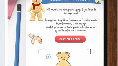 Aplicatie de Facebook: Coccolino - Desenam pentru Coccolino (home)