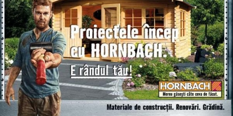 Noua campanie internationala Hornbach ajunge si in Romania