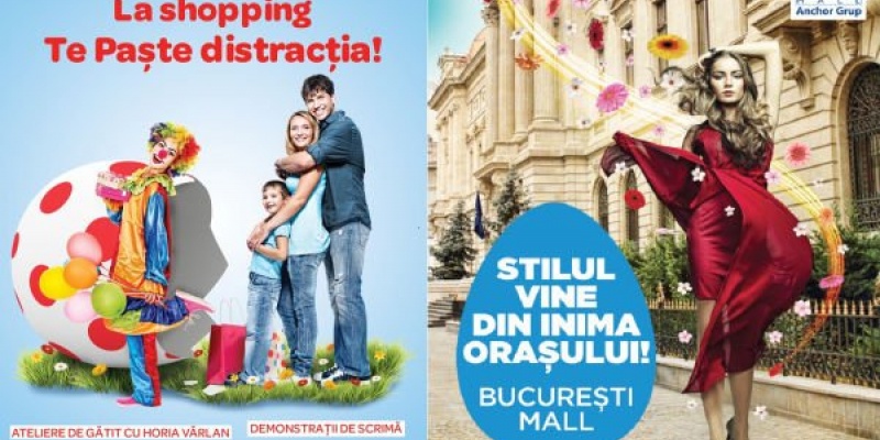 Campanii promotionale de Paste in Bucuresti Mall si Plaza Romania