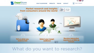 Website: ZappiStore - Homepage