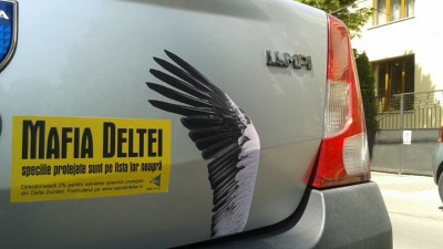Salvati Dunarea si Delta &ndash; Masina (sticker)