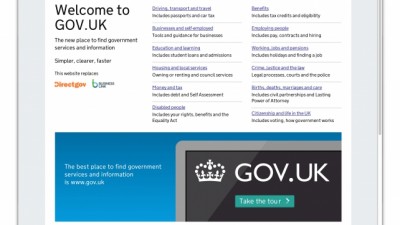 GOV.CO.UK - First Page