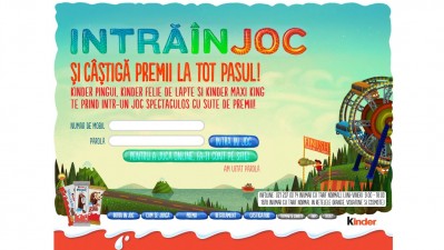 Kinder - IntraInJoc.ro (Website)