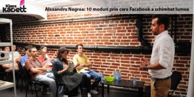 [IQads Kadett] Alex Negrea despre perspectiva utilizatorului si perspectiva brandului pe Facebook