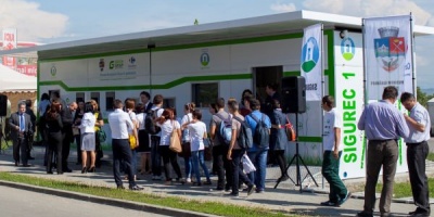 Statie inteligenta de colectare a deseurilor lansata de Green Group la Buzau