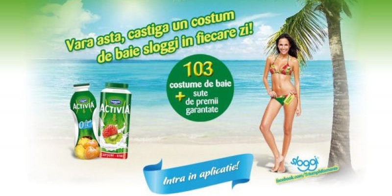 Danone lanseaza concursul Vara Activia cu premii constand in costume de baie