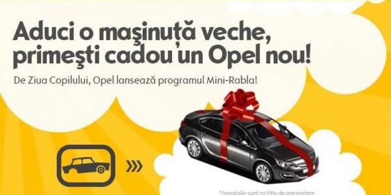 De 1 iunie, Opel Romania a desfasurat programul "Mini-Rabla"