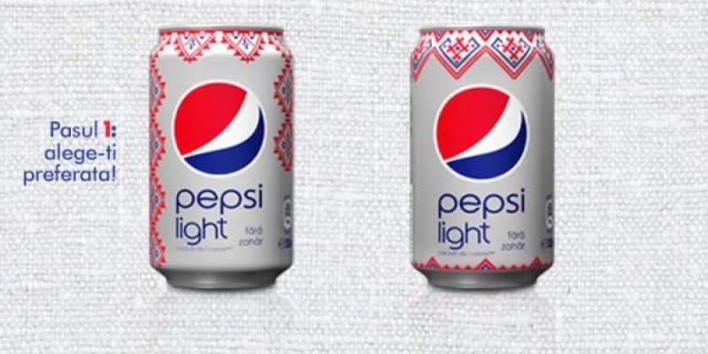 Pepsi invita consumatorii sa aleaga designul dozei de Pepsi Light