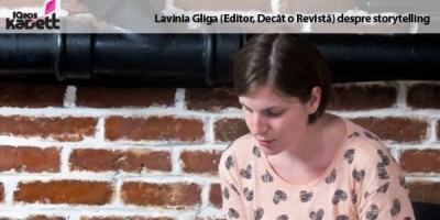 [IQads Kadett] Lavinia Gliga (DoR) despre structura unei povesti bune
