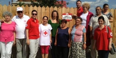 Crucea Rosie Romana lanseaza primul punct de prim ajutor in satul izolat Titcov, din judetul Braila