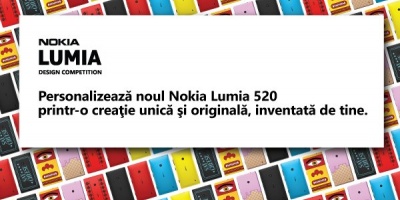 Incepe Nokia Lumia Design Competition. Manifestul tau personal, exprimat pe noul smartphone Lumia 520