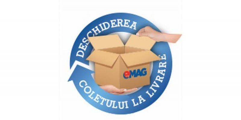 eMAG vrea sa castige increderea clientilor lansand serviciul de deschidere a coletului la livrare