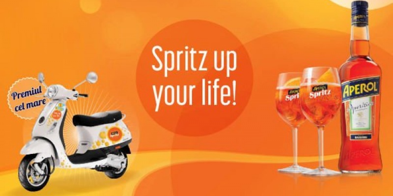 Aperol lanseaza campania promotionala "Spritz up your life"