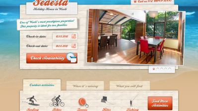 Seaesta - Web design