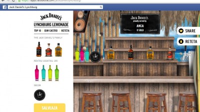 Aplicatie de Facebook: Jack Daniel's - Lynchburg Lemonade
