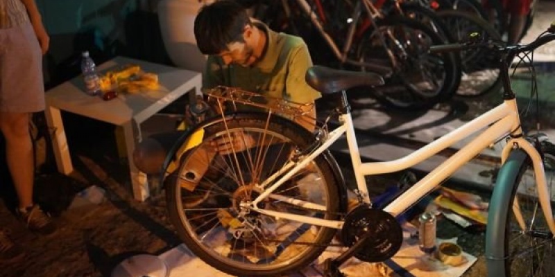 TUC a transformat bicicletele participantilor la ADfel 2013 in surse de inspiratie pentru viitoare peripetii