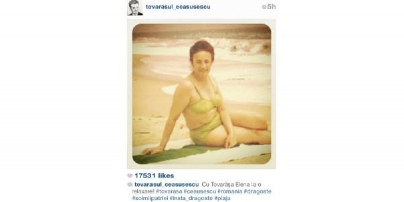 Ce posta Ceausescu pe Instagram